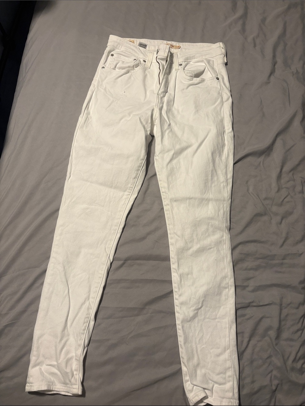 Levi's Women's White Skinny Jeans